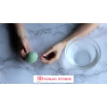 Custom Packaging 4 Different Shaped Drying Custom wholesale organic konjac sponge 100% natural facial and body bath cleansing